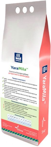 Добриво для фруктових та горіхових дерев YaraMila Весна/Літо 3 кг