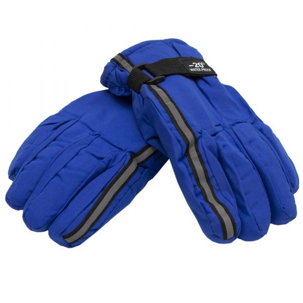Варежки лыжные детские 23 см голубой 517069 
