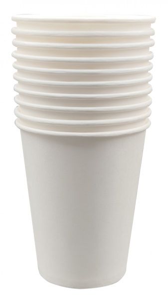 Стакан паперовий Silken 250 мл білий 10 шт.