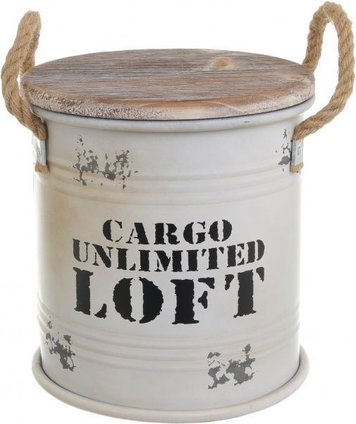 Бочка декоративна Cargo Loft білий YA11185S 