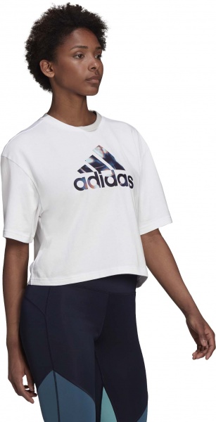 Футболка Adidas W UFORU T GS3871 р.M білий