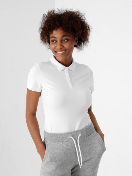 Поло 4F NOSH4-TSD356-10S р.XS белый