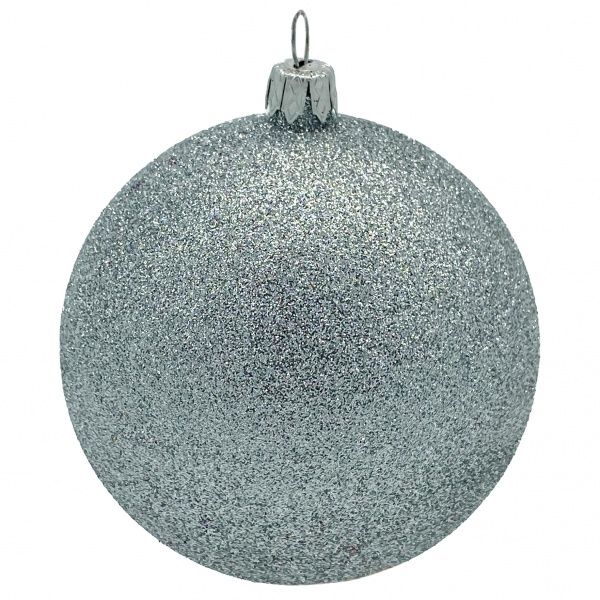 Шар новогодний MISLT d8 см MA80-4 серебро