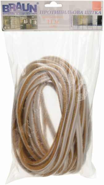 Пылезащитная щетка короткий ворс Schlegel 11 м 7,9x6 мм золото