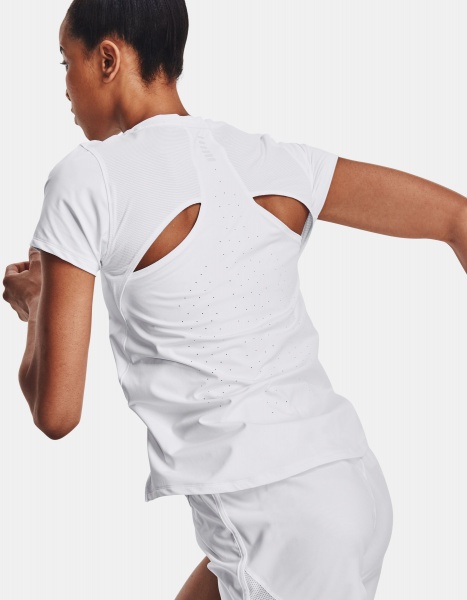 Футболка Under Armour UA ISOCHILL RUN LASER TEE 1369764-100 р.L білий