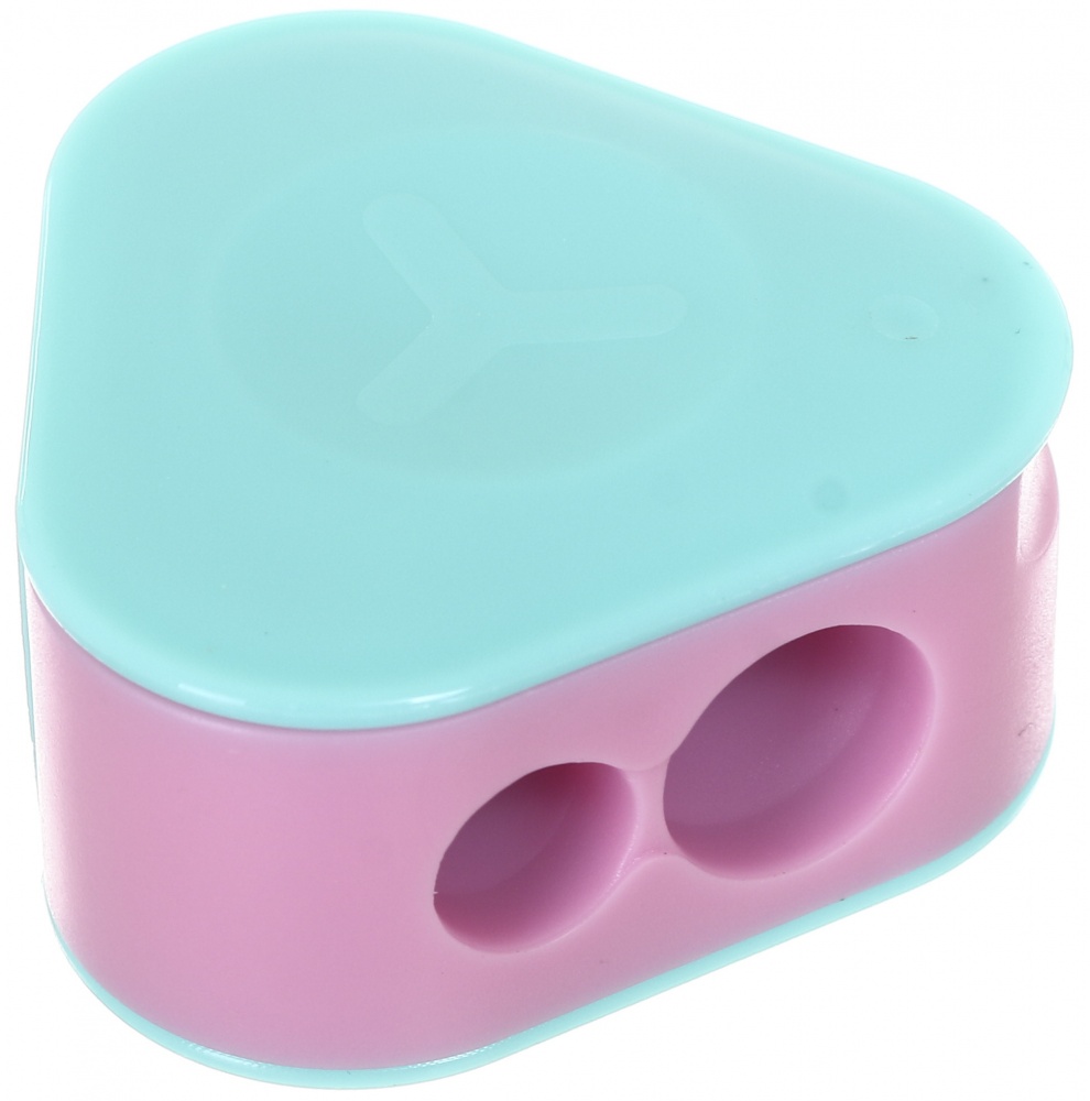 Чинка компактна на 2 отвори колір в асортименті Nota Bene