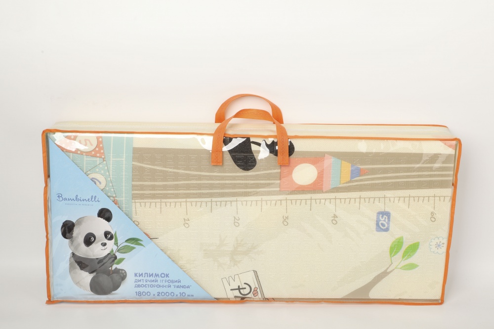 Ігровий килимок Bambinelli Panda 180x200х1 см в сумці