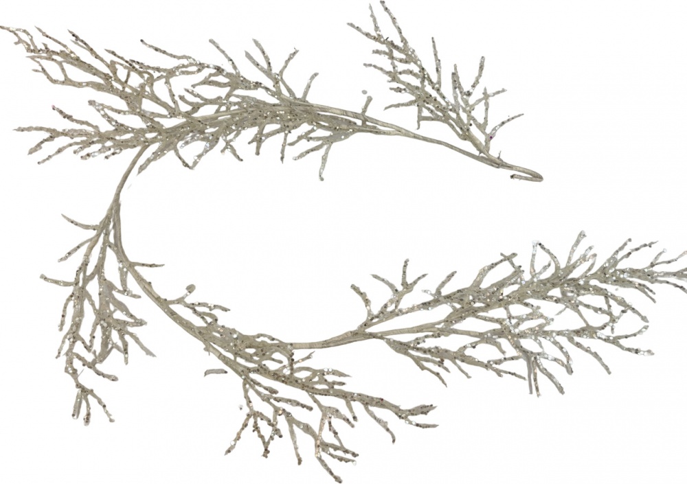 Гирлянда декоративная колючая шампань 1,5 м