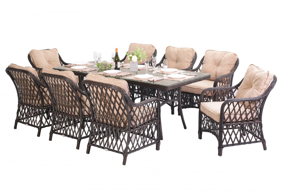 Комплект мебели Эдвард обеденный темно-коричневый