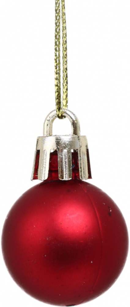 Набір ялинкових куль 4 кольори в асорт d 30 мм 36 шт./уп.