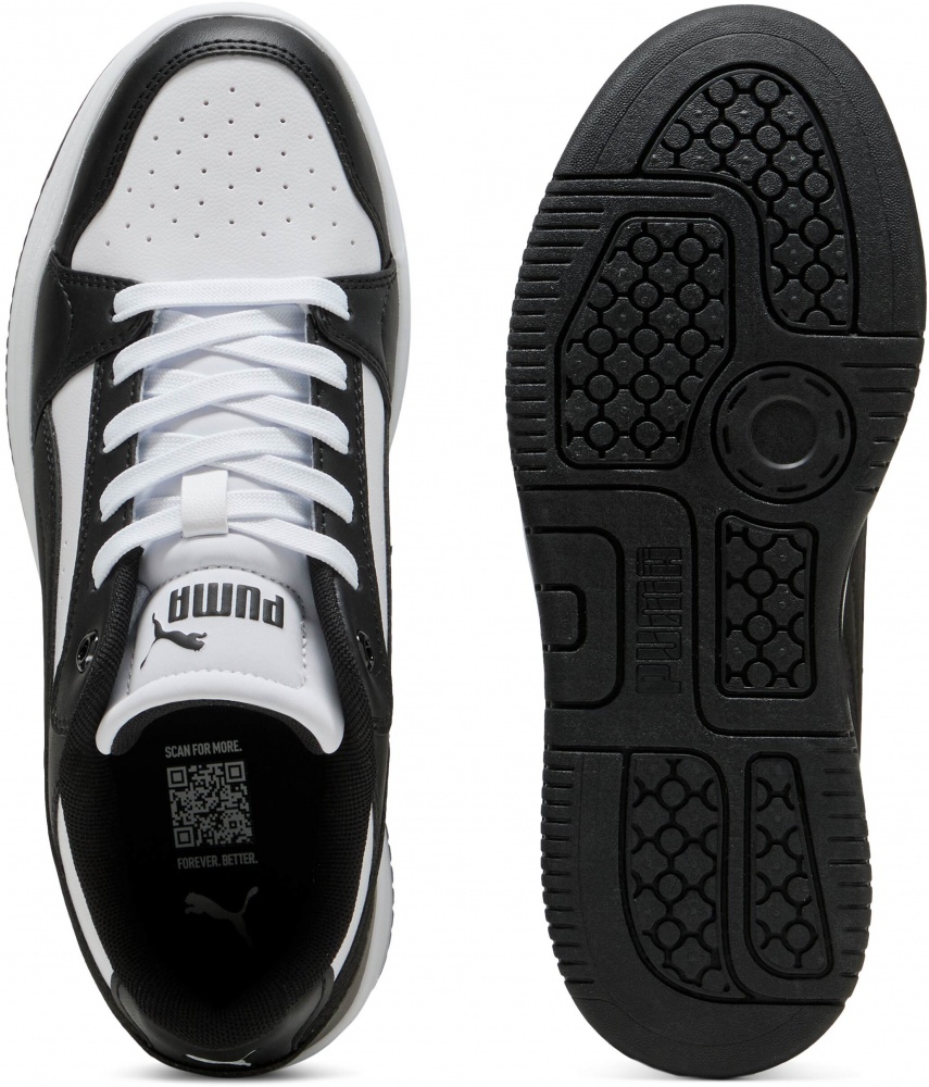Кроссовки женские Puma Rebound Femme Low 40259202 р.40 белые с черным