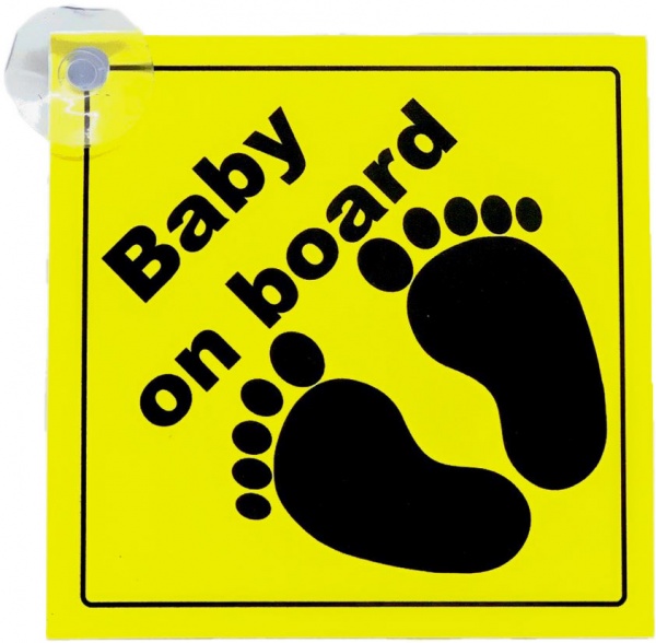 Табличка информационная MAXGROUP «Дети в авто»