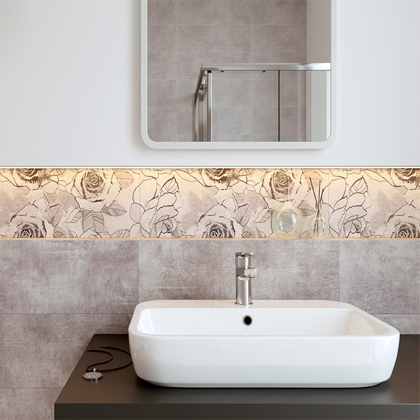 Плитка Cersanit Сноудропс лайт грей 20x60 