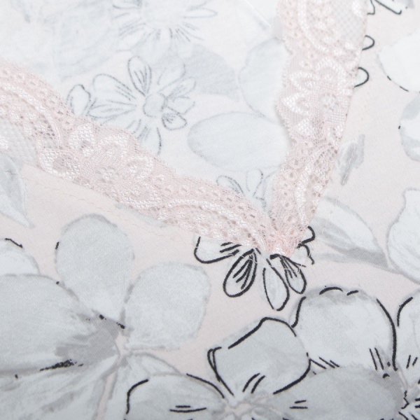 Ночная рубашка Roksana Marshmallow 849/16380 р. XXXXL серый с принтом 