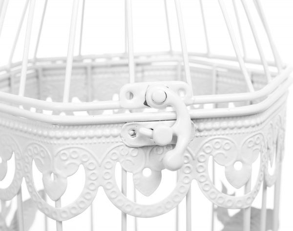 Клетка декоративная Cage Птица 16х14,5х13.5 см белый 