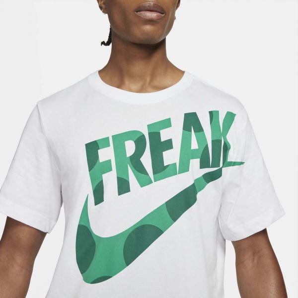 Футболка Nike GA M NK DF FREAK PRINT SS TEE DJ1564-101 р.XL білий