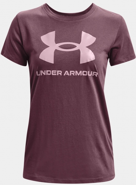 Футболка Under Armour Live Sportstyle Graphic SSC 1356305-554 р.2XL фиолетовый