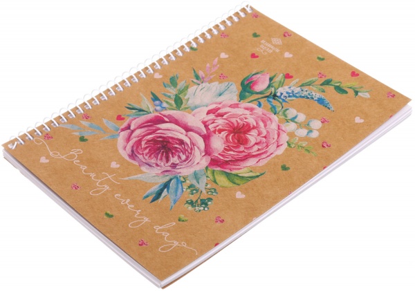 Тетрадь школьная Спираль A5 60 листов в клеточку