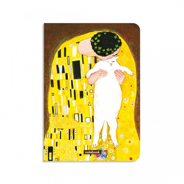 Блокнот в клетку А5 Поцелуй 144 ст. Orner