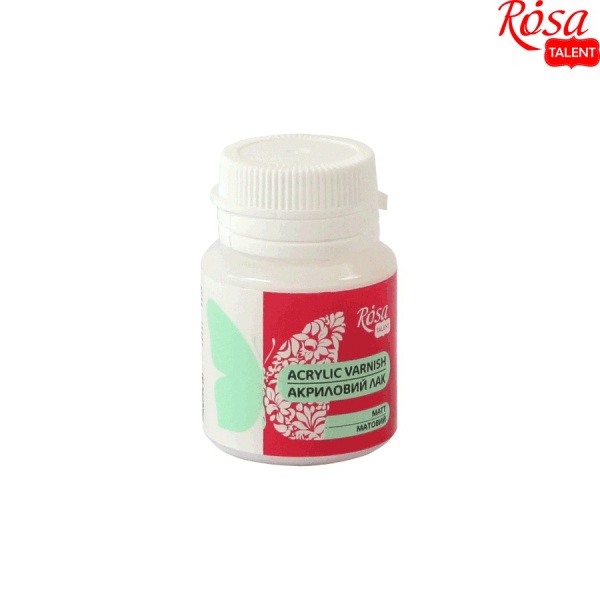 Лак акриловий матовий 20 мл Rosa Talent