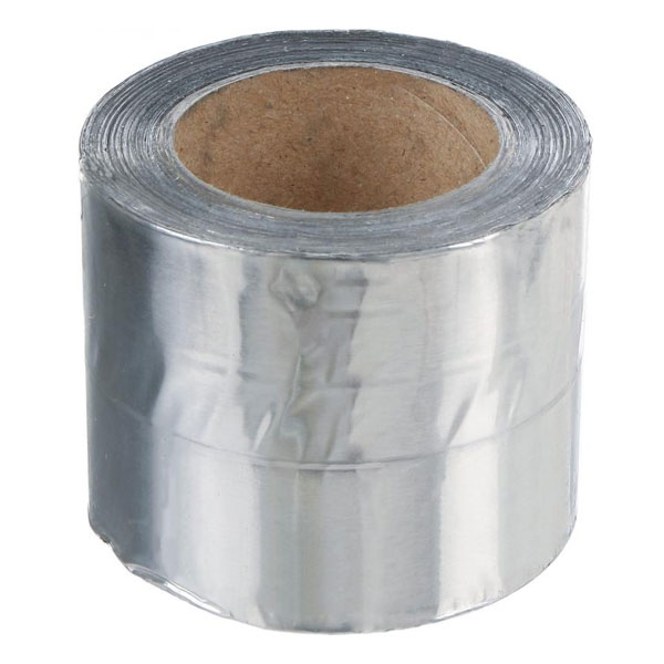 Стрічка клейка алюмінієва високотемпературна 50 мм х 10 м Normaizol