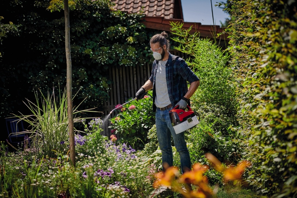 Опрыскиватель аккумуляторный Einhell PXC GE-WS 18/35 Li Kit 2.5 Ah 3425210+4512097 3,8 л