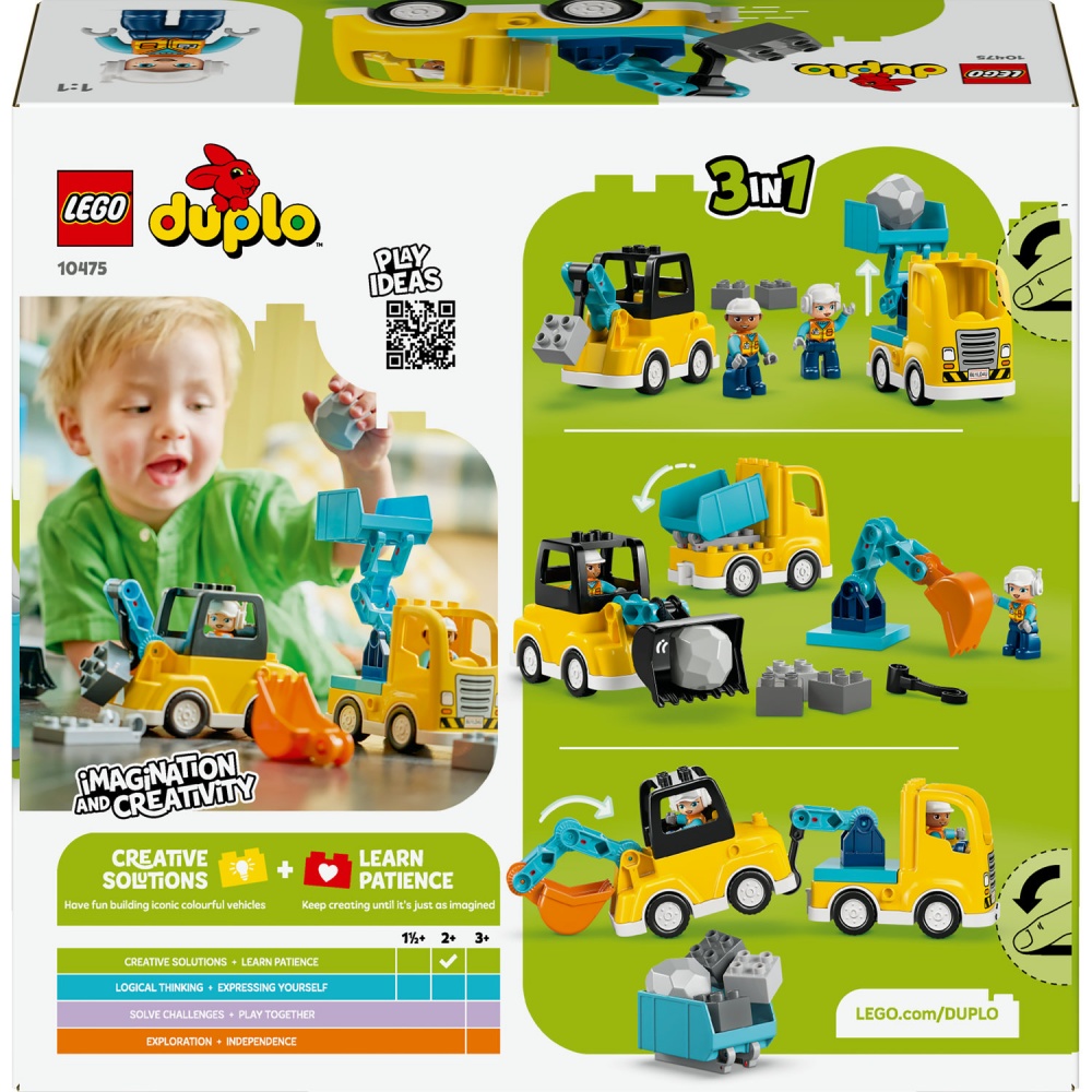 Конструктор LEGO DUPLO 3-в-1 Строительная техника 10475
