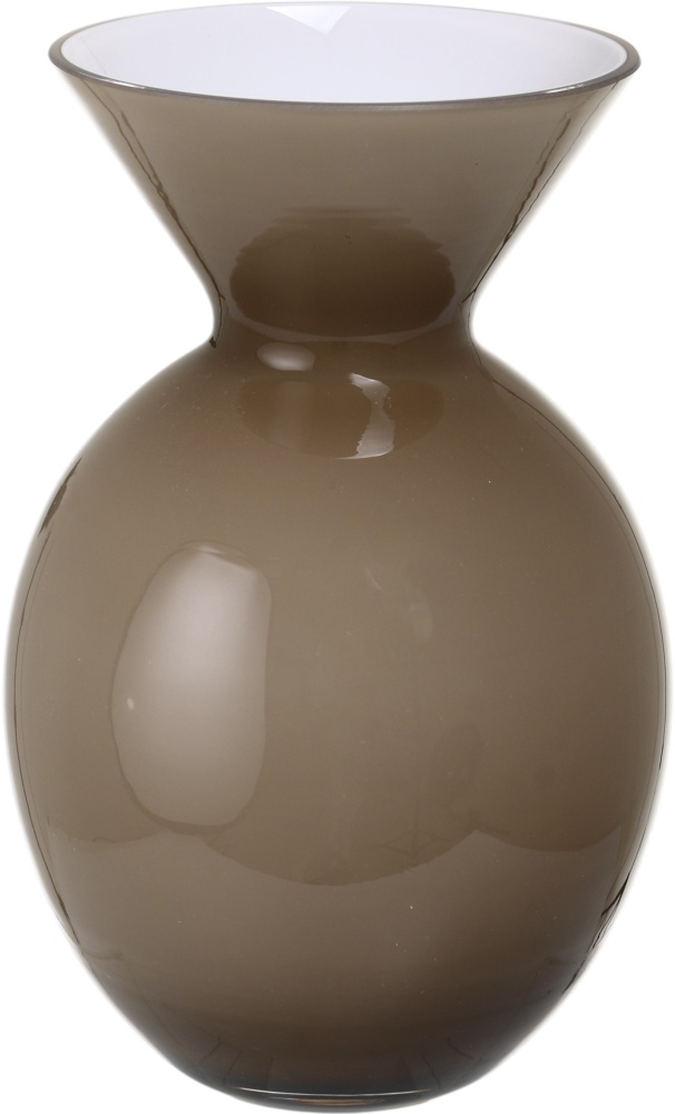 Ваза скляна Wrzesniak Glassworks Curve 20,3 см оливкава 17-10762