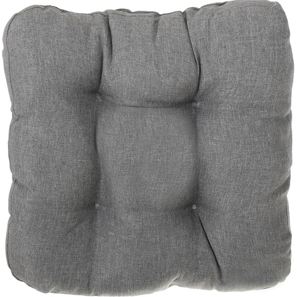 Подушка стьогана Українські Конструкції 41х41 см сірий