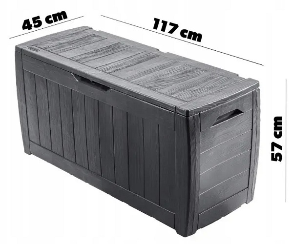 Сундук Keter Hollywood 270 л 1175x450x573 мм коричневый 223949