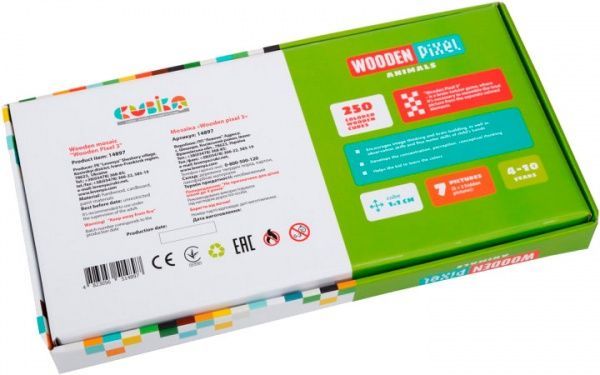 Мозаїка Cubika «Wooden pixel 3»