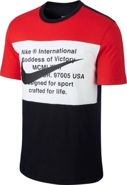 Футболка Nike M NSW SWOOSH TEE SS CU9736-010 S чорний