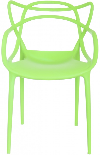 Стул обеденный Spider зеленый /зеленый