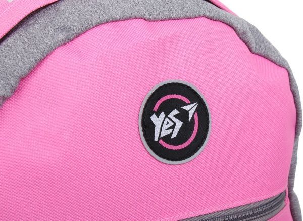 Рюкзак молодежный YES Private T-101 розовый/черный (558405)