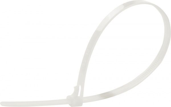 Стяжка с фиксатором многократная EMT 300х7,5 мм 20 шт. белый 