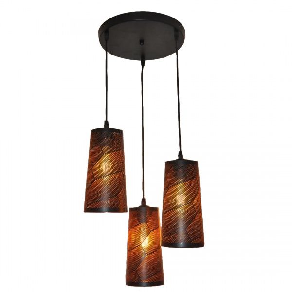 Підвіс Focus Light 3x60 Вт E27 чорний P6834/3 