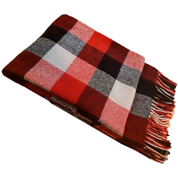 Плед Фреска 140x200 см красный Вултекс-С 