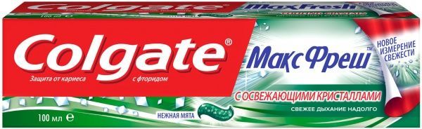 Зубна паста Colgate Макс Фреш Ніжна м'ята освіжаюча 100 мл