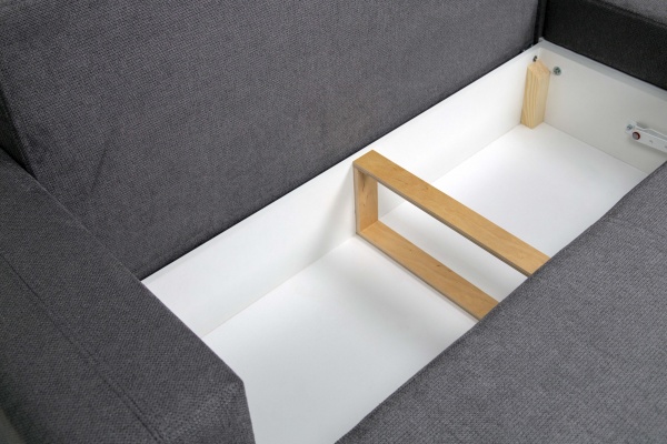 Диван кутовий VECTOR Ріо правий сірий 2590x1570x1050 мм