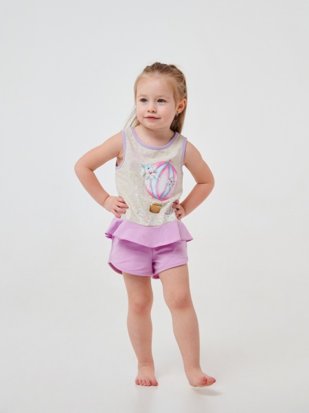 Піжама дитяча для дівчаток Smil р.104 бежевий 