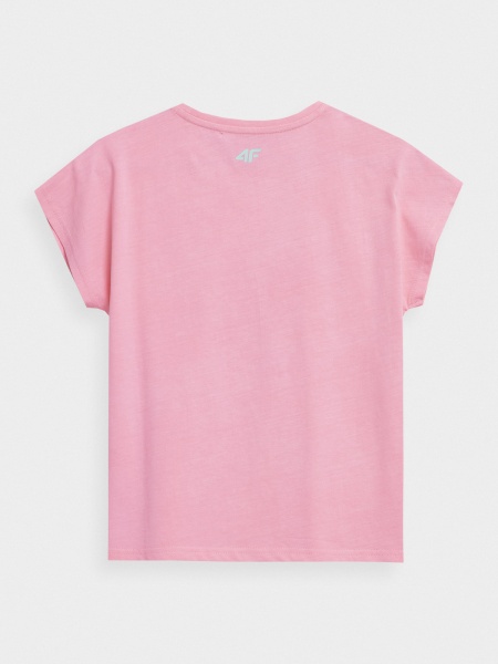 Футболка 4F TSHIRT F398 4FJSS23TTSHF398-56S р.122 рожевий