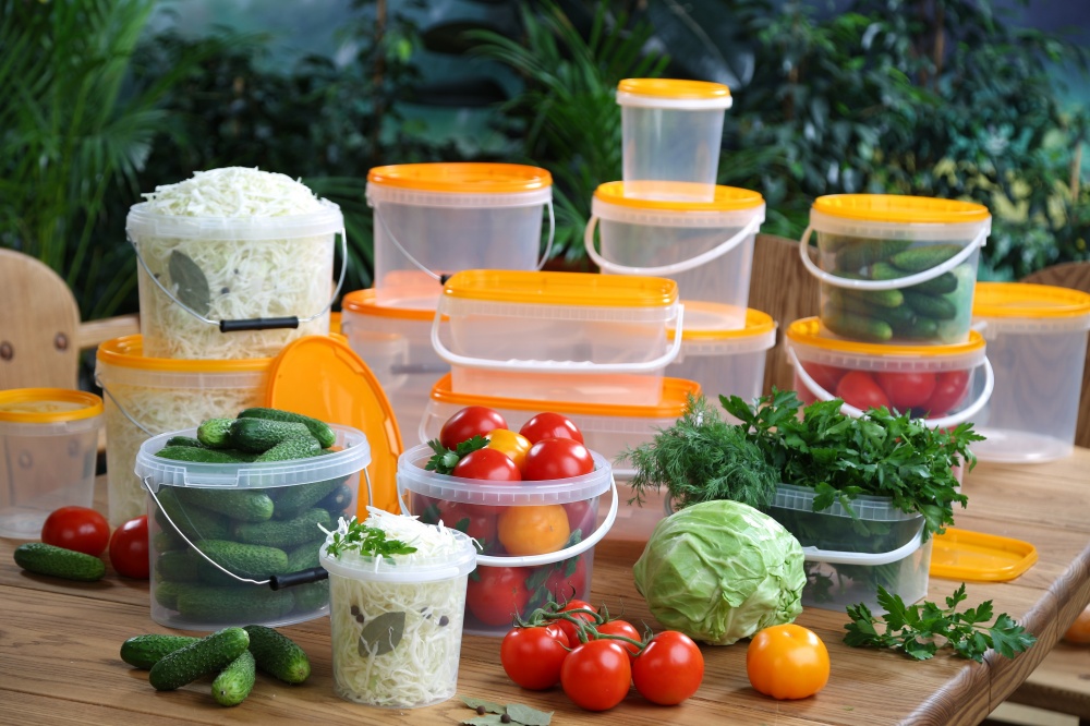 Відро звичайне Пласт-Бокс кругле (полегшене) з пластиковою ручкою (10LB/2) 10 л прозорий