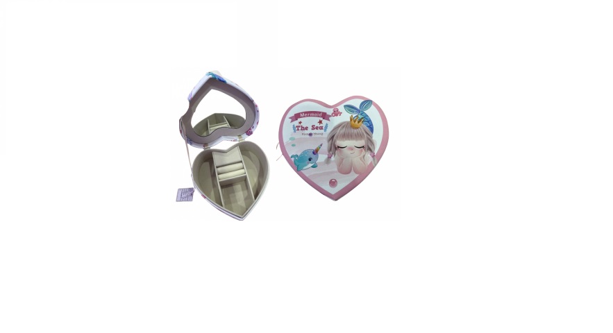 Скринька для прикрас Qunxing Toys Русалонька у вигляді серця FG240424016D