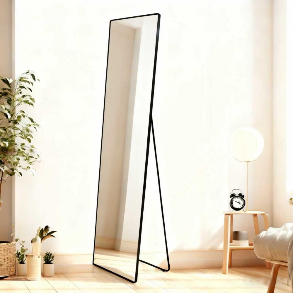 Підлогове дзеркало Арт-Сервіс 36х146 чорна рама