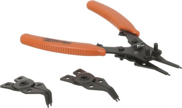 Съемник стопорных колец Sparta с насадками, универсальный 183505