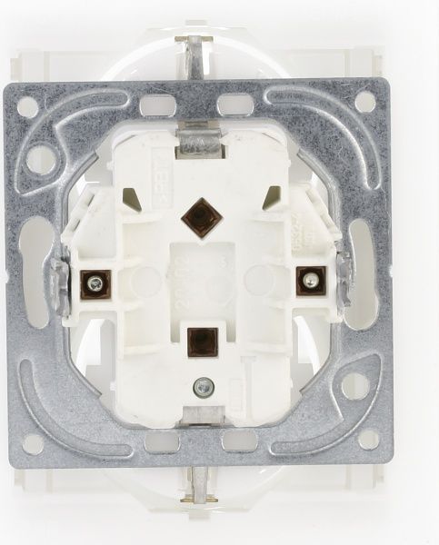 Розетка двойная с заземлением ABB Neo 2P+E 16 А 250 В без шторок белый