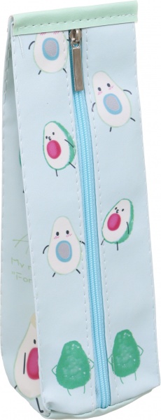 Пенал школьный Авокадо с подарком Nota Bene голубой