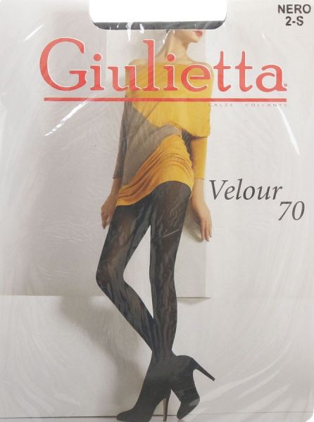 Колготки Giulietta Velour nero р. 2 черный 1 шт. 