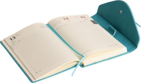 Дневник 2019 BELLA A5 336 страниц бирюзовый Buromax