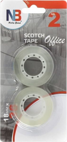 Клейкая лента 18 мм х 36 м 2 шт. Nota Bene